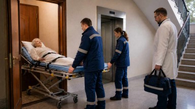 Транспортировка больных после выписки в Новокубанск