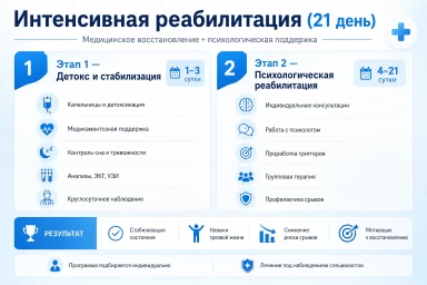 Реабилитация за 21 день в Новокубанск